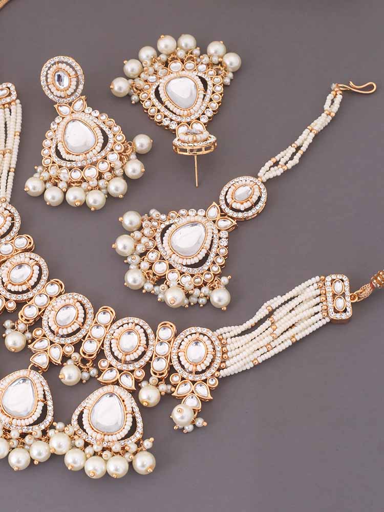 Ivory Rumani Jewellery Set