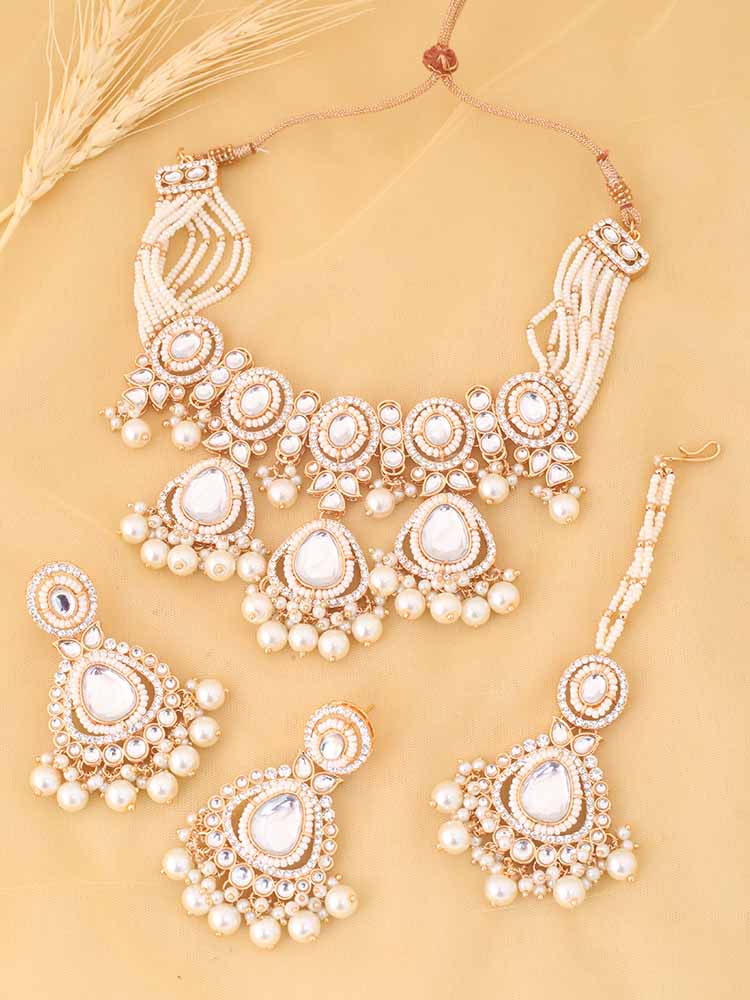 Ivory Rumani Jewellery Set