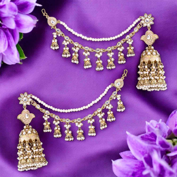 Ivory Safah Sahara Jhumkis