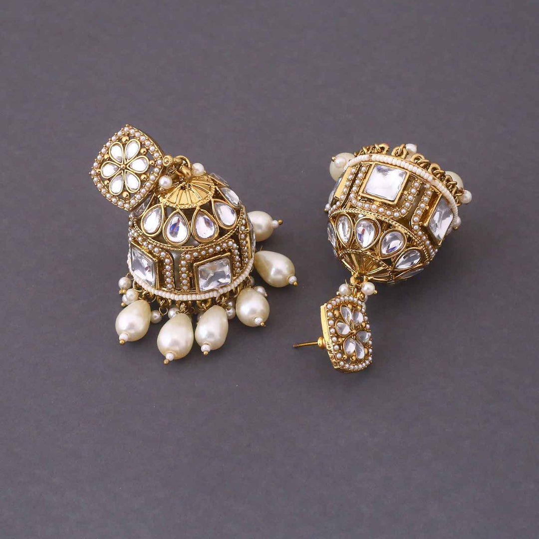 Ivory Salini Jhumkis