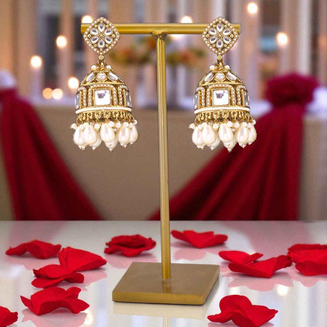 Ivory Salini Jhumkis