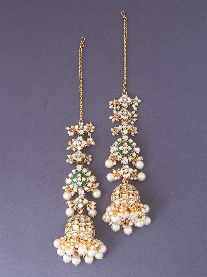 Ivory Sanchal Jhumkis