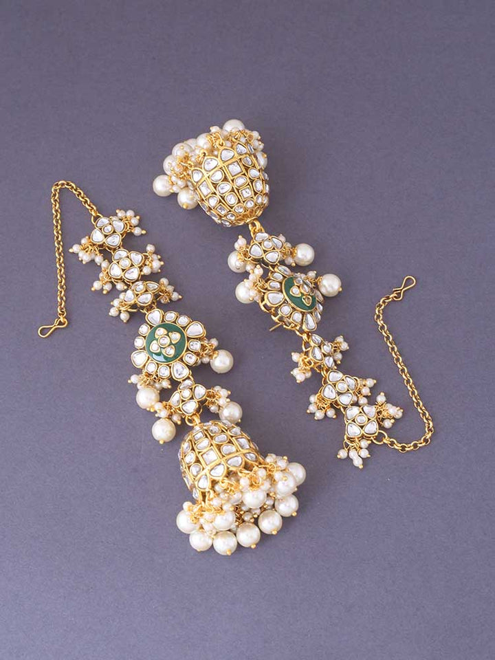 Ivory Sanchal Jhumkis