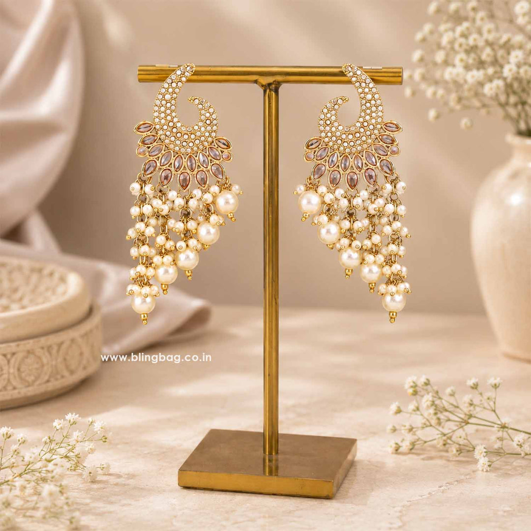 Ivory Sandhya Tassels