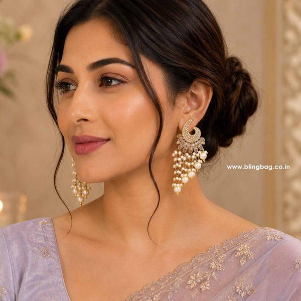 Ivory Sandhya Tassels