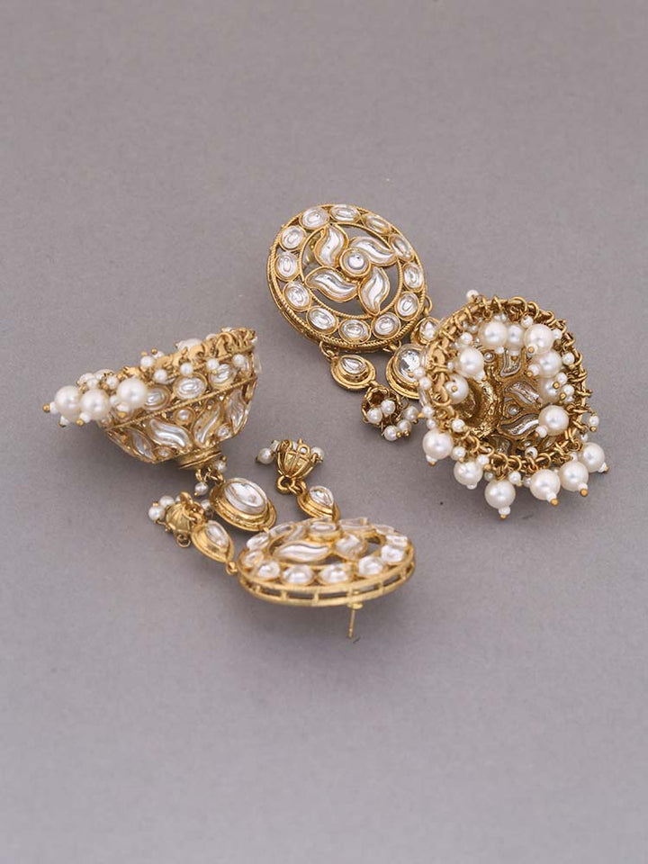 Ivory Shivani Ethnic Jhumkis