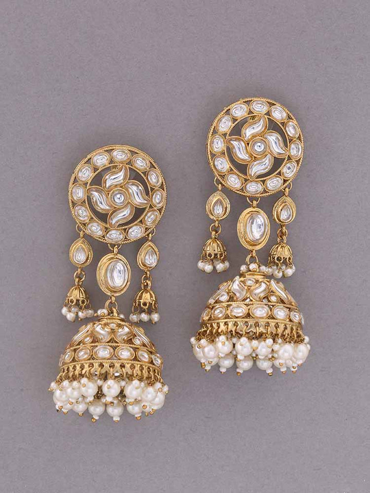 Ivory Shivani Ethnic Jhumkis