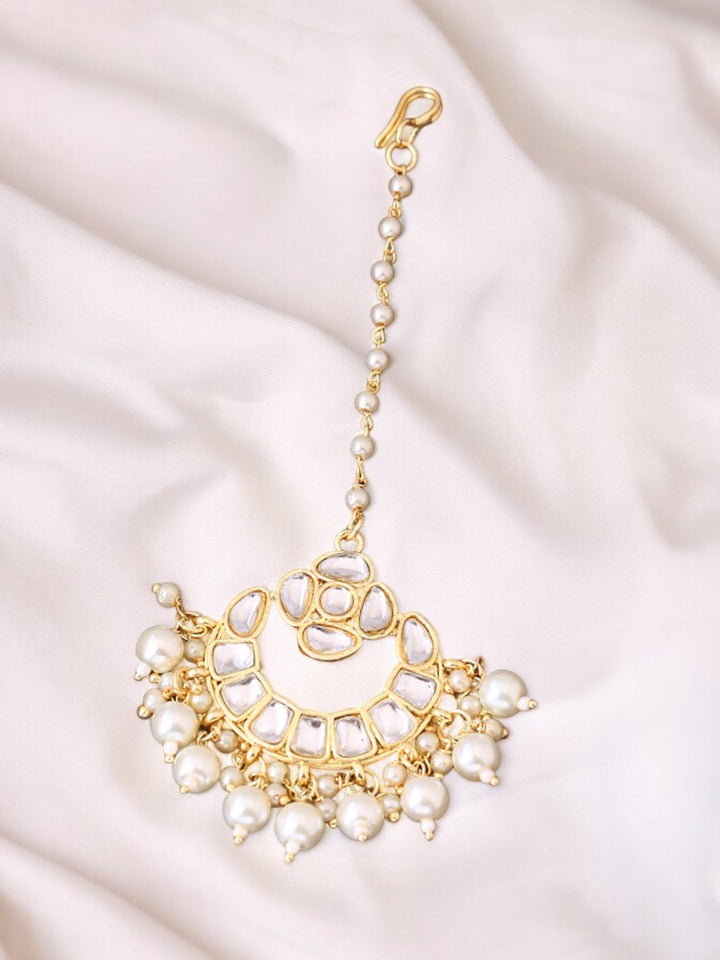 Ivory Shruya Maang Tikka