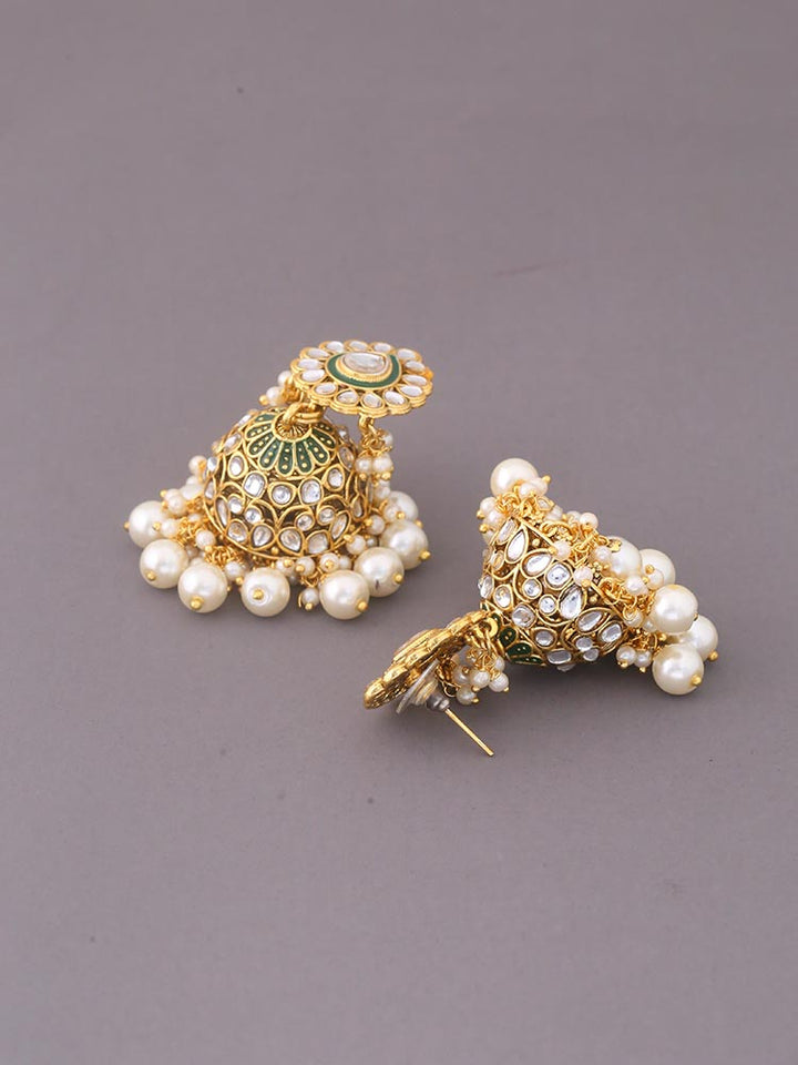 Ivory Shubra Jhumkis