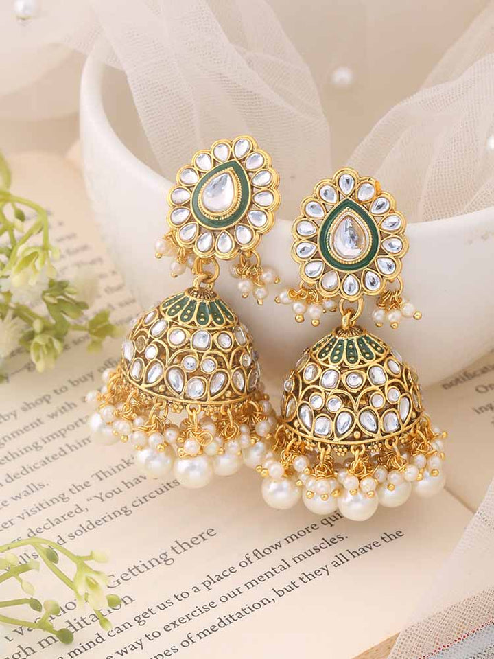 Ivory Shubra Jhumkis