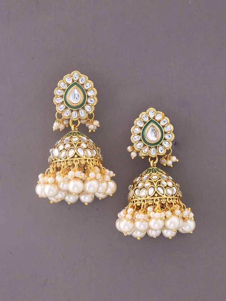 Ivory Shubra Jhumkis