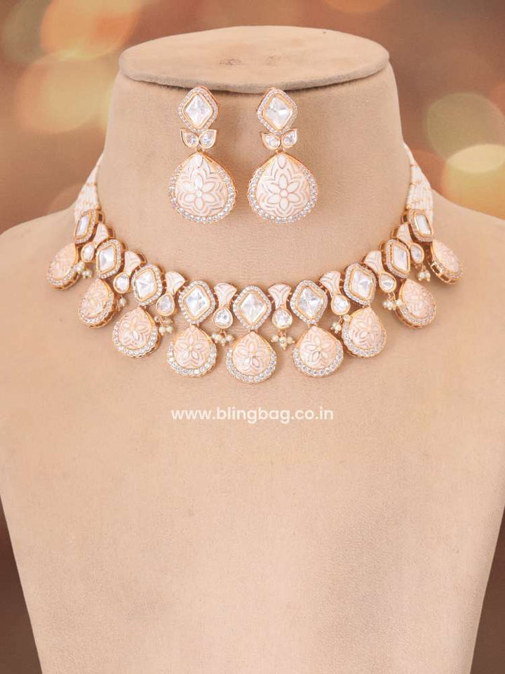 Ivory Shulini Meena Jewellery Set