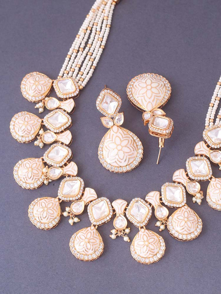 Ivory Shulini Meena Jewellery Set