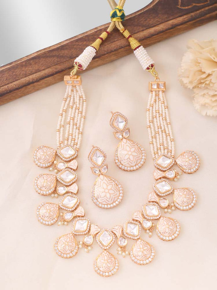 Ivory Shulini Meena Jewellery Set