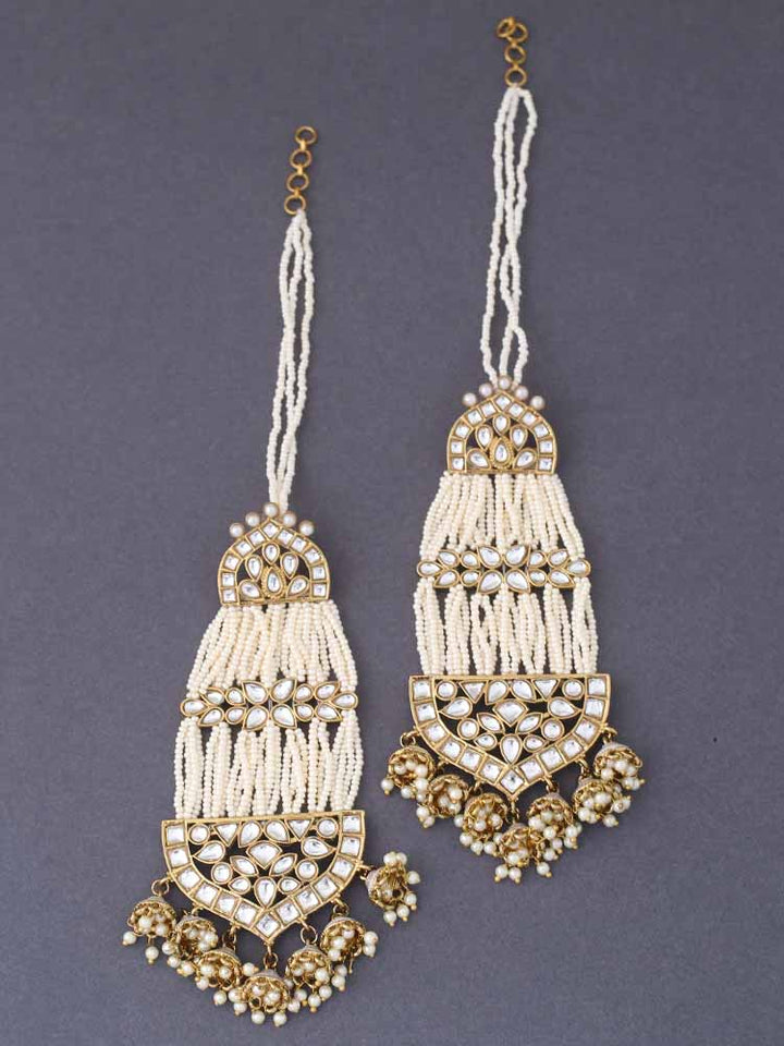Ivory Sirija Sahara Jhumkis