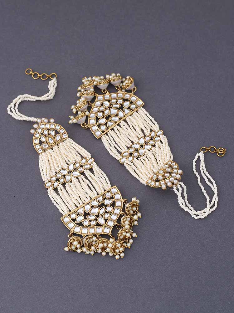 Ivory Sirija Sahara Jhumkis