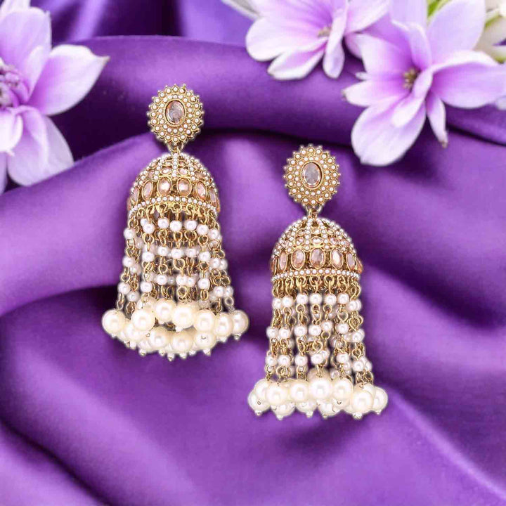 Ivory Sitarah Punjabi Jhumkis