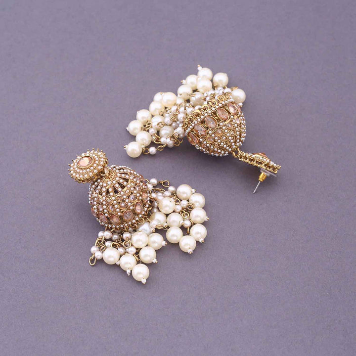 Ivory Sitarah Punjabi Jhumkis