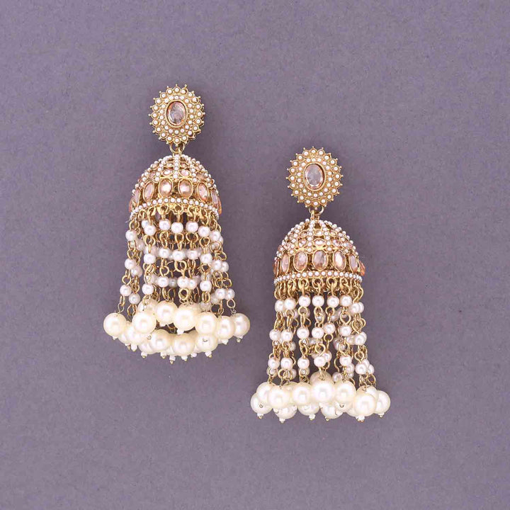 Ivory Sitarah Punjabi Jhumkis