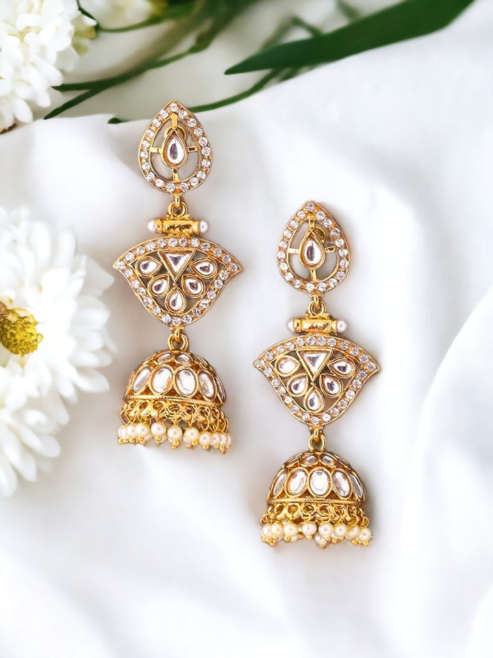 Ivory Sonal Ethnic Jhumkis