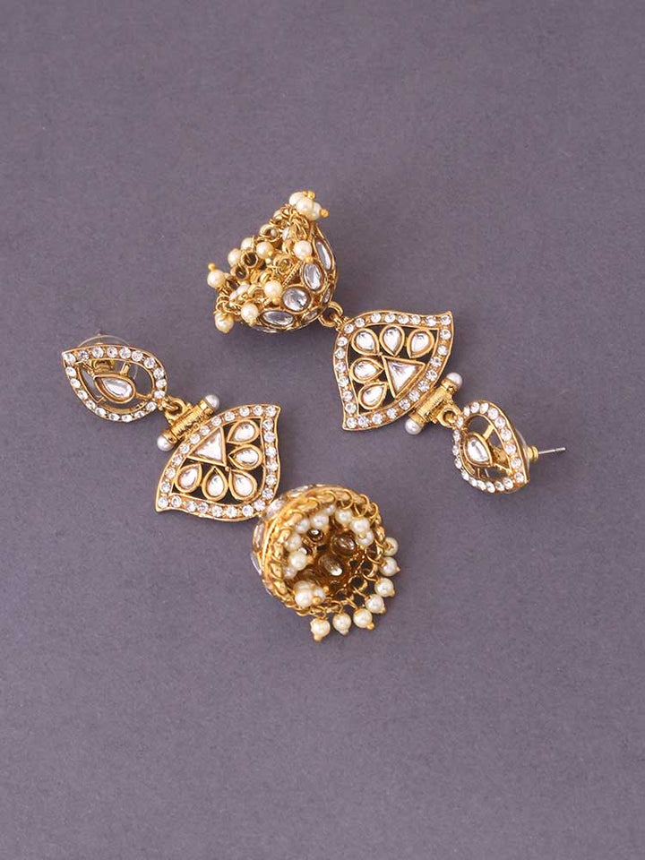 Ivory Sonal Ethnic Jhumkis