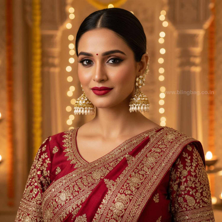 Ivory Suweta Jhumkis