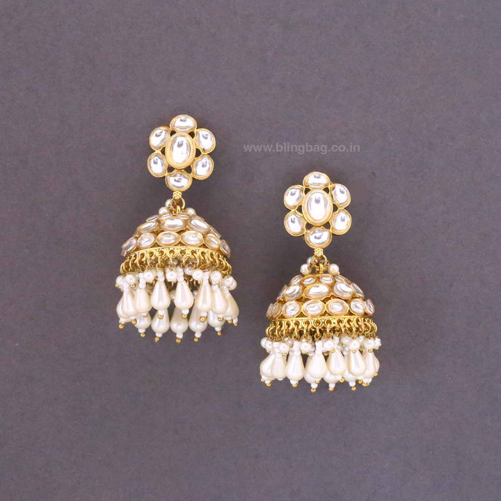 Ivory Suweta Jhumkis