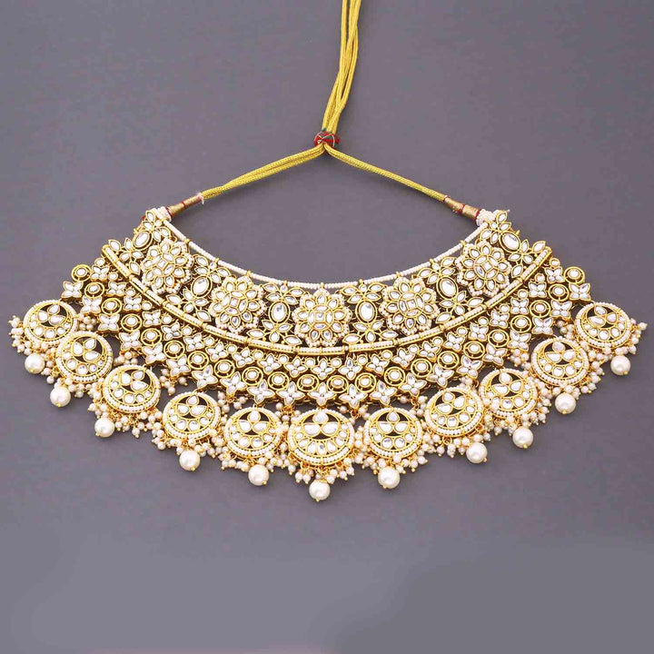Ivory Tarini Kundan Bridal Jewellery Set
