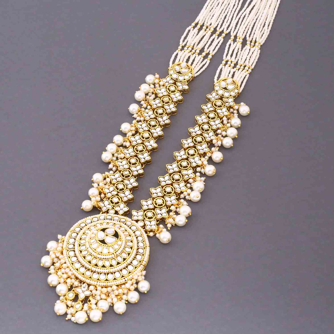 Ivory Tarini Kundan Bridal Jewellery Set