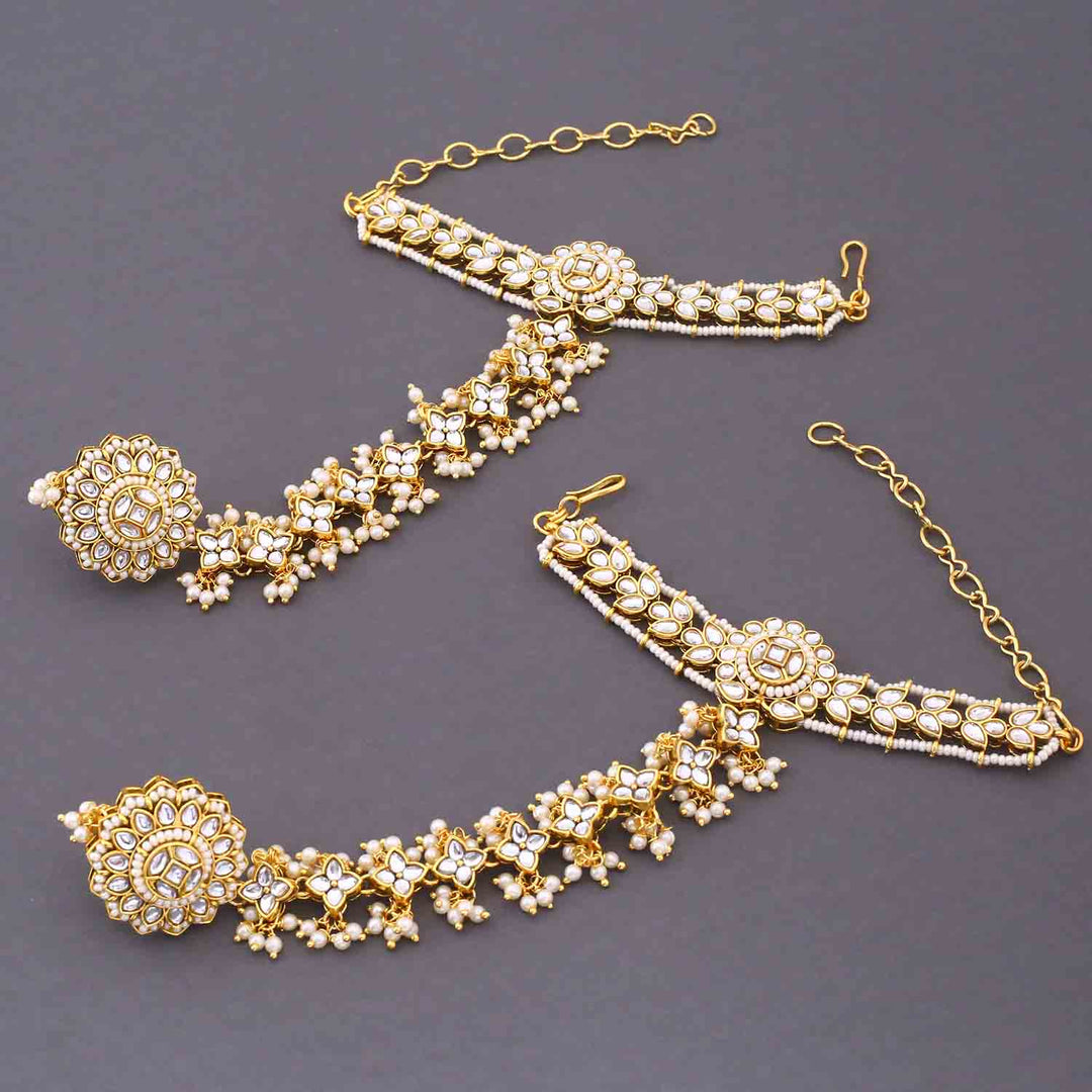 Ivory Tarini Kundan Bridal Jewellery Set