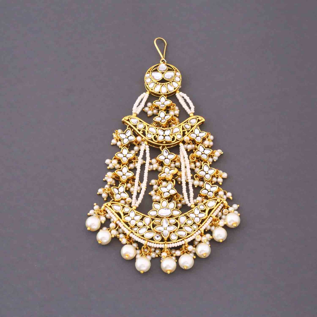 Ivory Tarini Kundan Bridal Jewellery Set