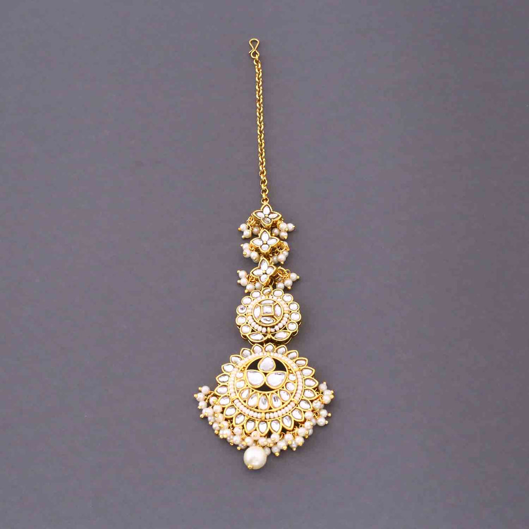 Ivory Tarini Kundan Bridal Jewellery Set