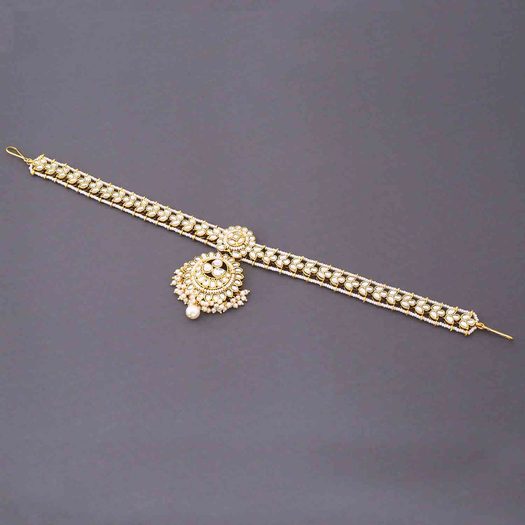 Ivory Tarini Kundan Bridal Jewellery Set