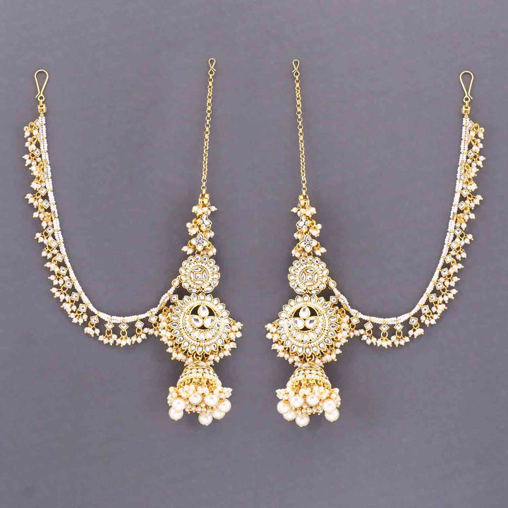 Ivory Tarini Kundan Bridal Jewellery Set