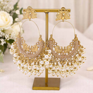 Ivory Tulza Ethnic Chandbalis