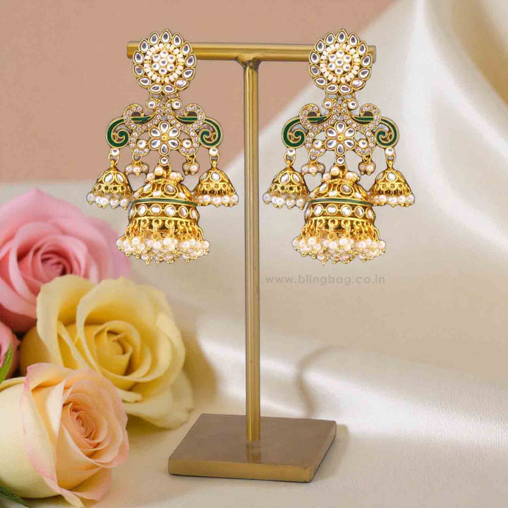 Ivory Urvashi Jhumkis