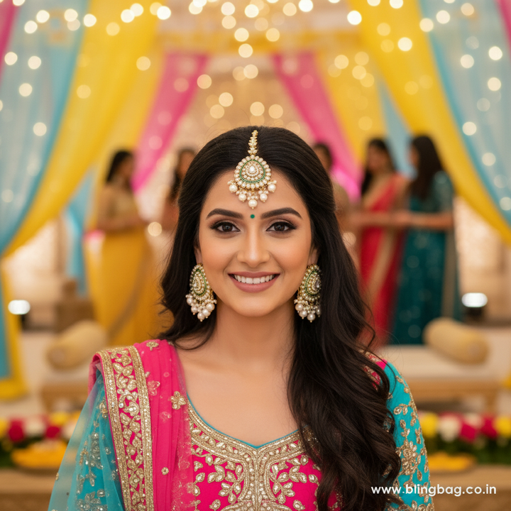 Ivory Vaidehi Maang Tikka