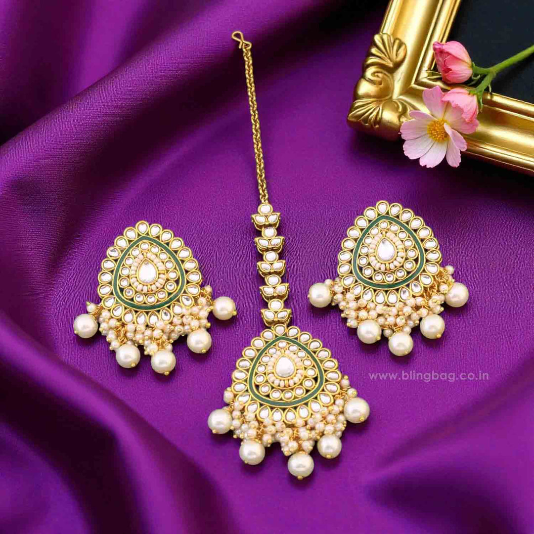 Ivory Vaidehi Maang Tikka