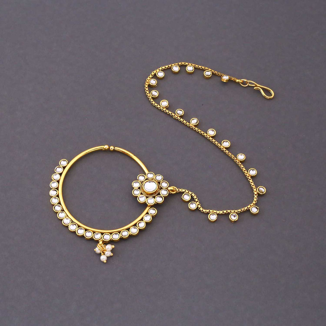 Ivory Varnika Kundan Bridal Jewellery Set