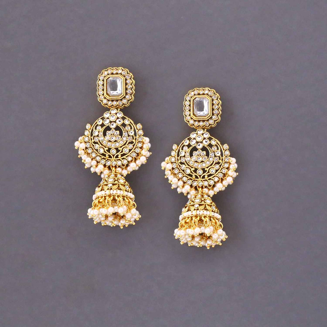 Ivory Varnika Kundan Bridal Jewellery Set