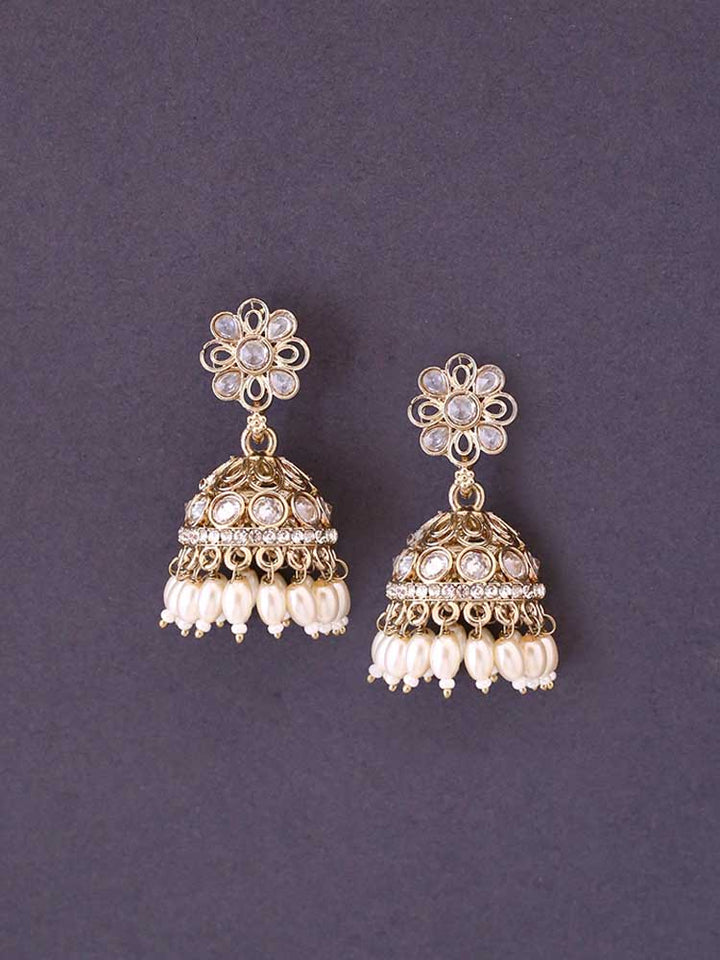 Ivory Vayavi Jhumkis