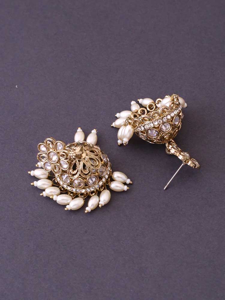 Ivory Vayavi Jhumkis