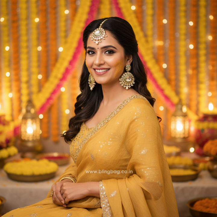 Ivory Vilasini Maang Tikka