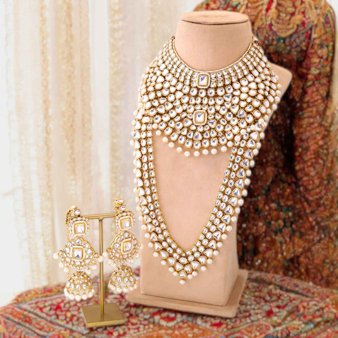 Ivory Vishalakshi Bridal Jewellery Set