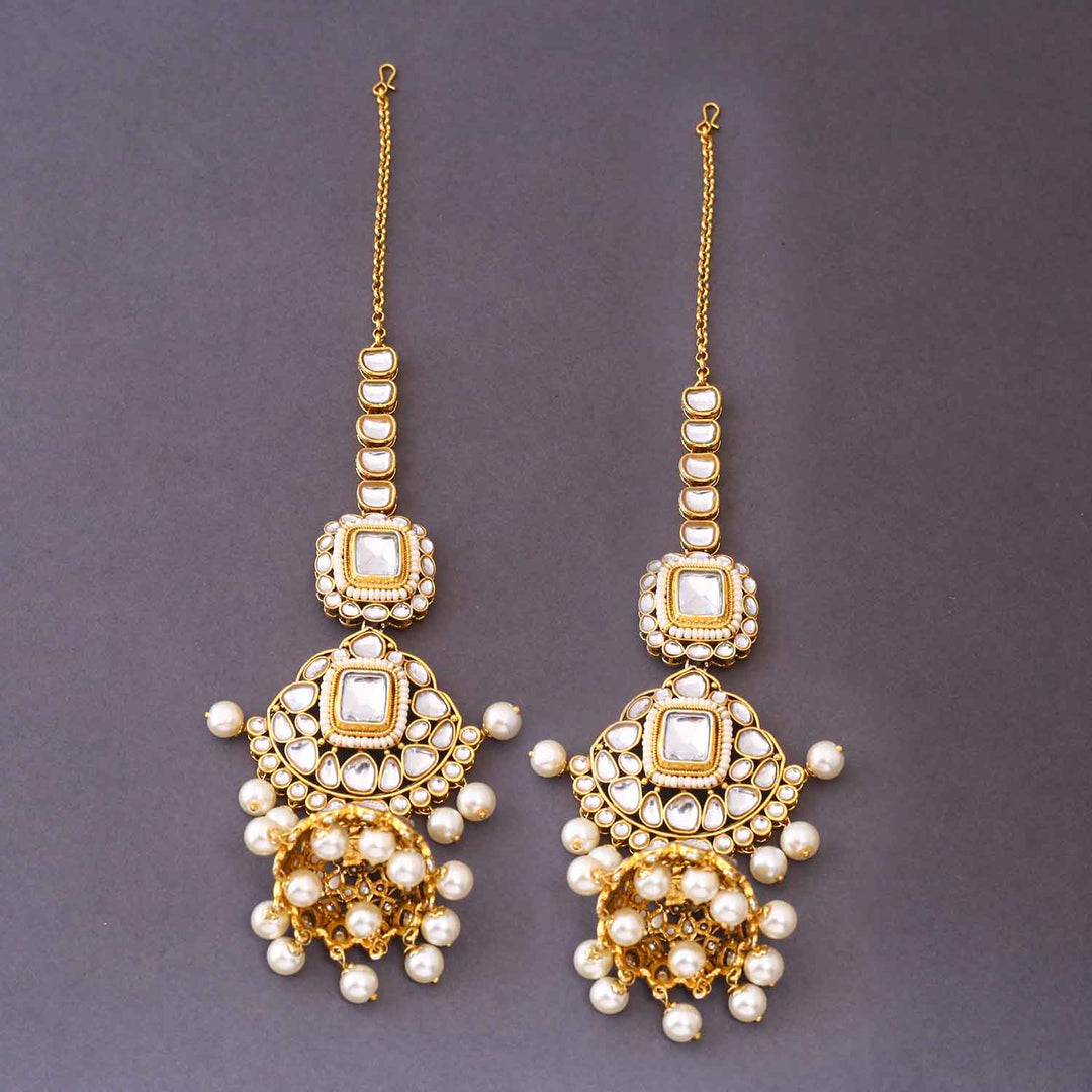 Ivory Vishalakshi Bridal Jewellery Set