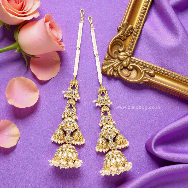 Ivory Vitika Sahara Jhumkis
