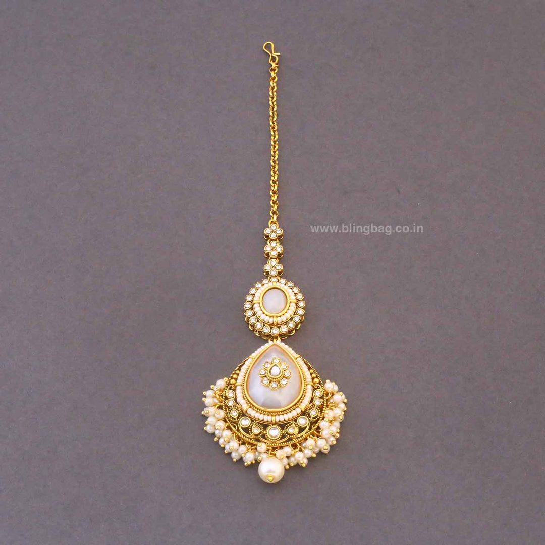 Ivory Vrishaliya Bridal Jewellery Set