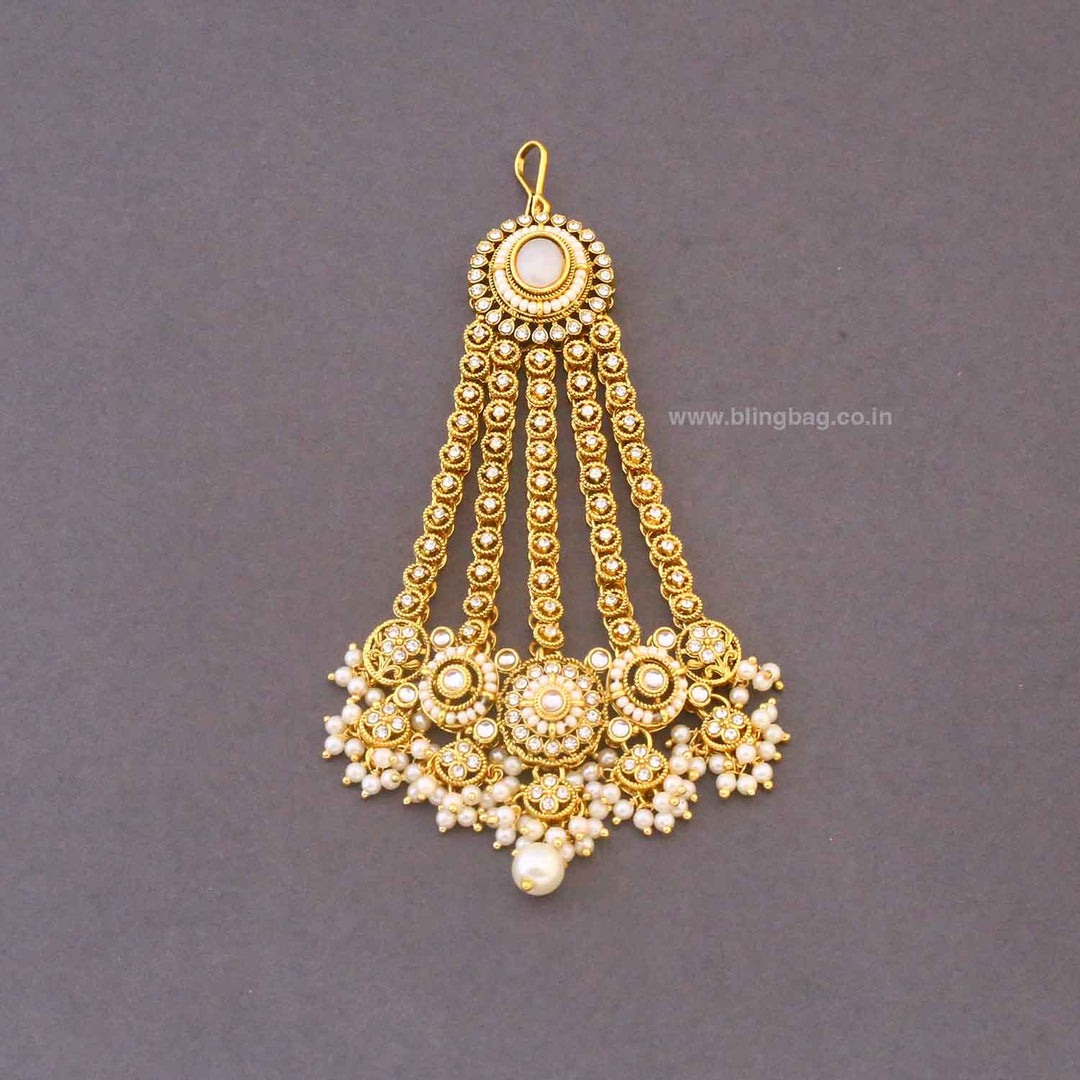 Ivory Vrishaliya Bridal Jewellery Set