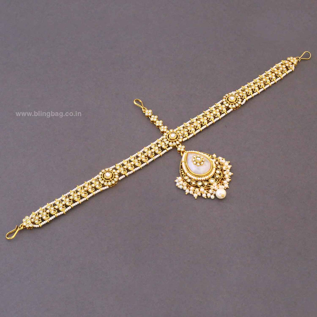 Ivory Vrishaliya Bridal Jewellery Set