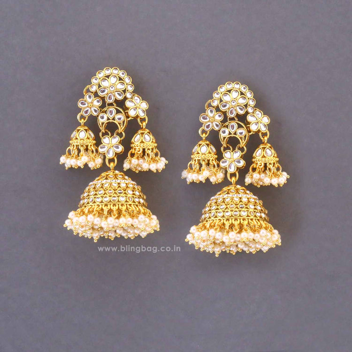 Ivory Wasti Jhumkis